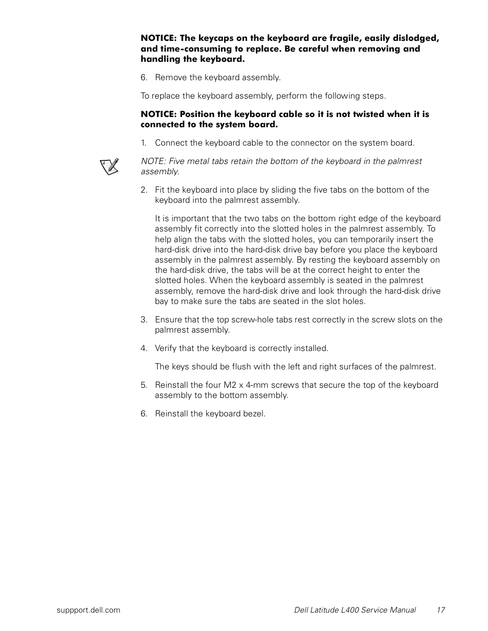 Dell Latitude L400 User Manual | Page 23 / 44