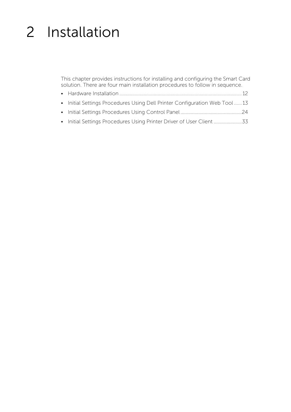 2 installation, Installation | Dell C5765DN MFP Color Laser Printer User Manual | Page 11 / 53