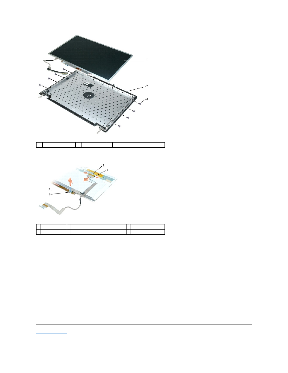 Installing the display panel | Dell Inspiron B130 User Manual | Page 17 / 44