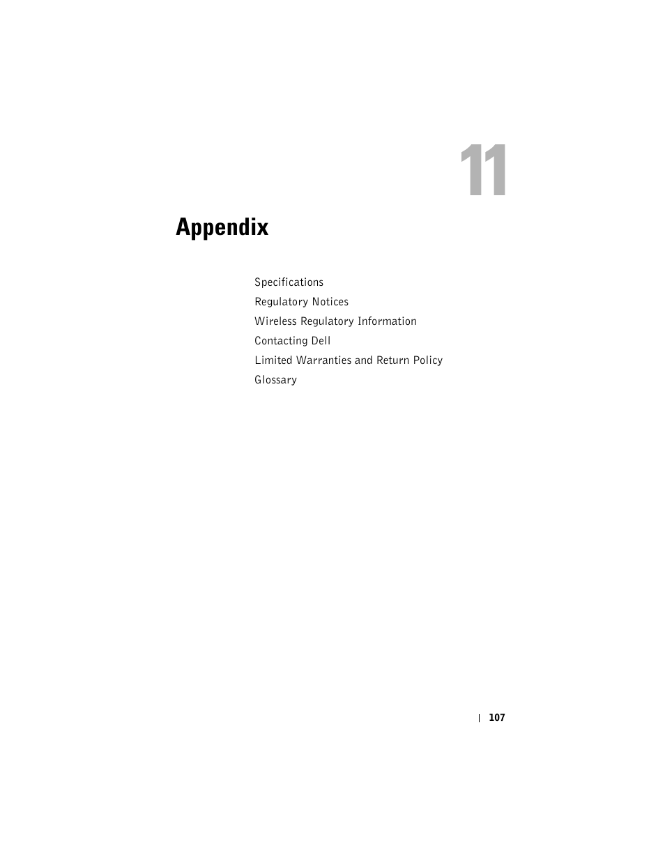 Appendix | Dell AXIM X3 User Manual | Page 107 / 178