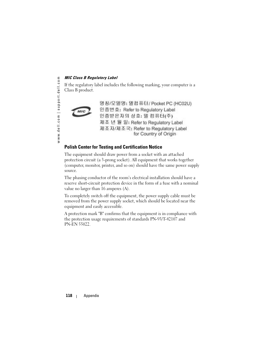 Dell AXIM X3 User Manual | Page 118 / 178