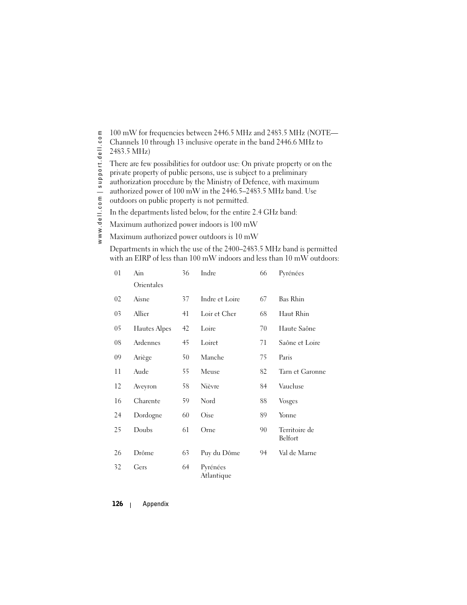 Dell AXIM X3 User Manual | Page 126 / 178