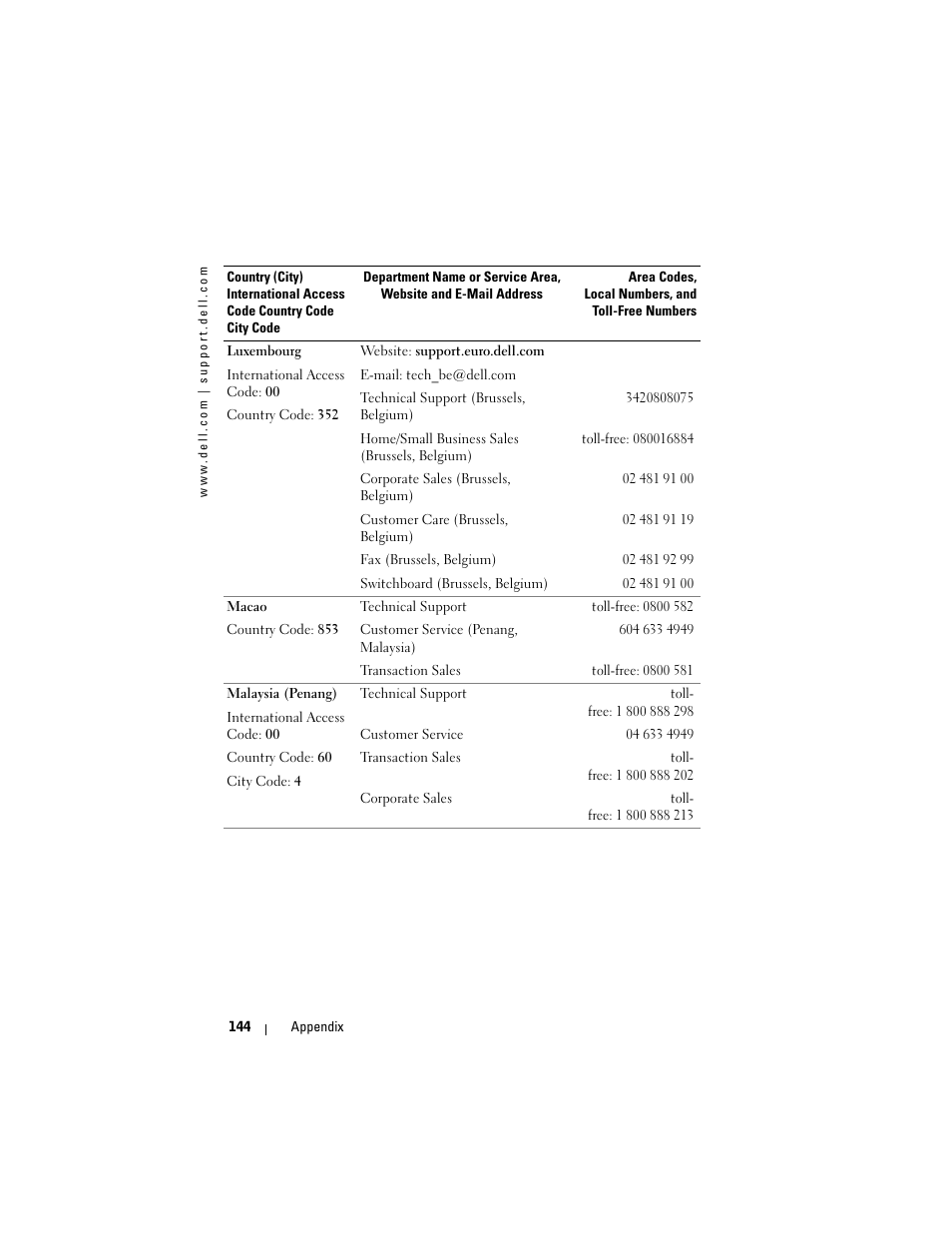 Dell AXIM X3 User Manual | Page 144 / 178