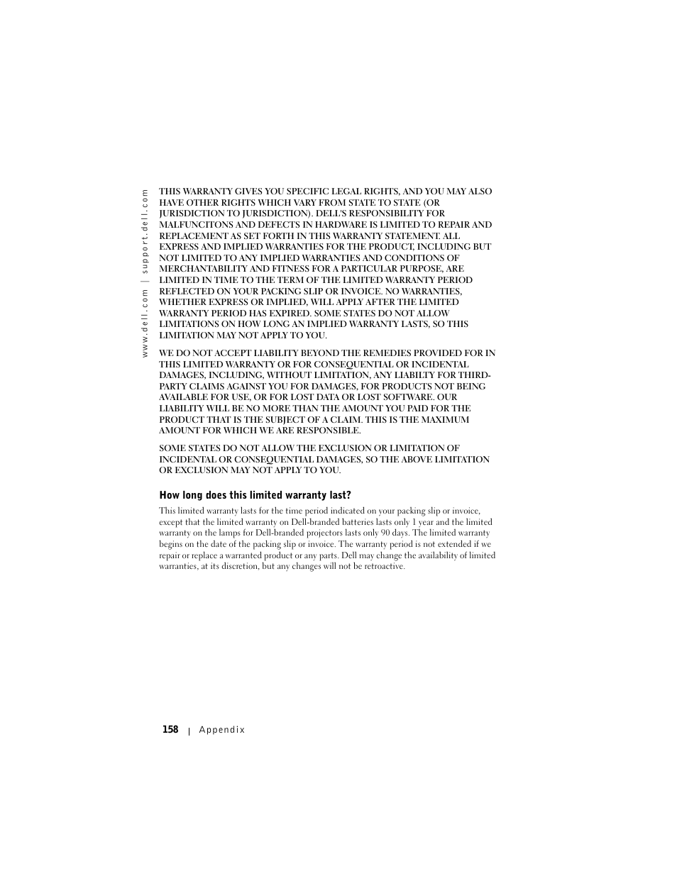 Dell AXIM X3 User Manual | Page 158 / 178