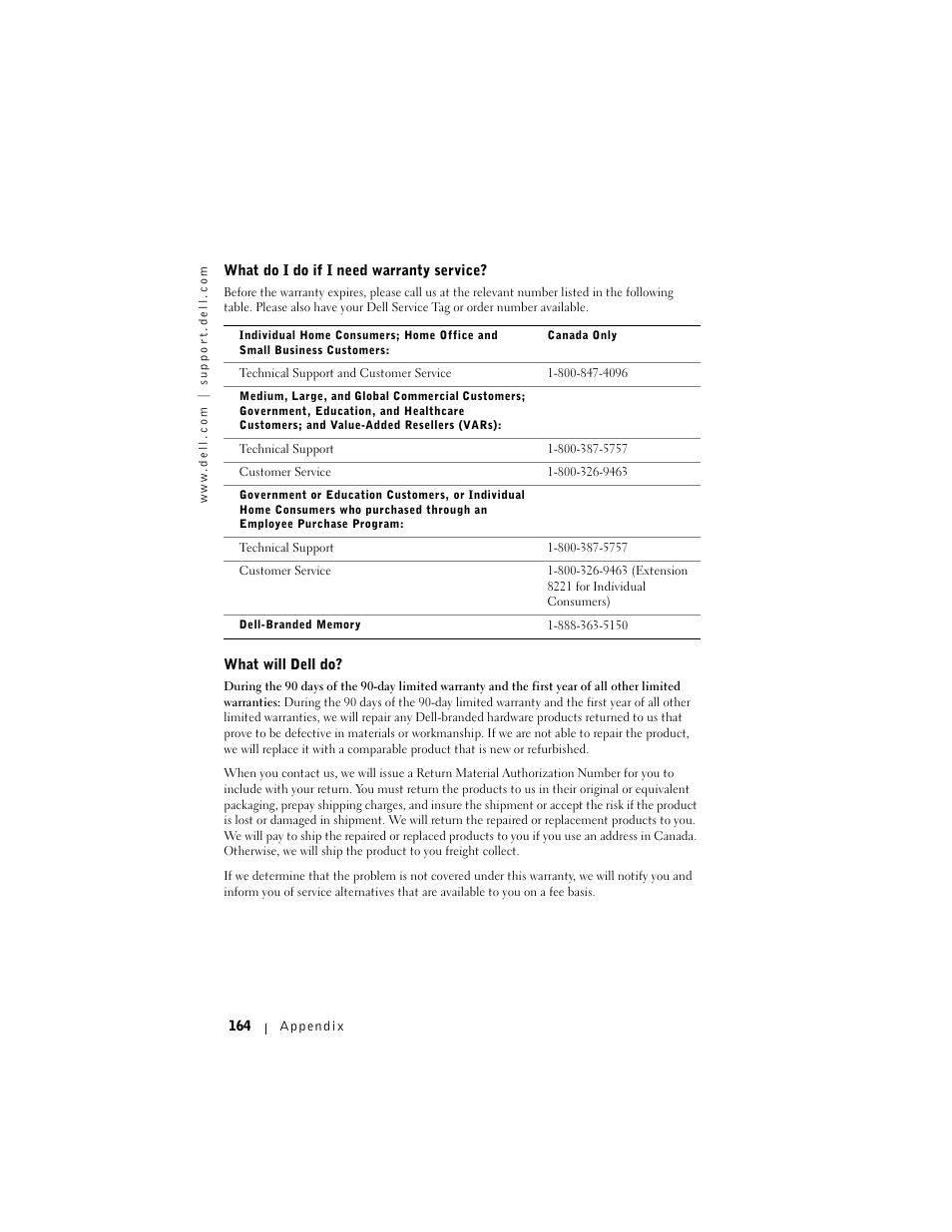 Dell AXIM X3 User Manual | Page 164 / 178