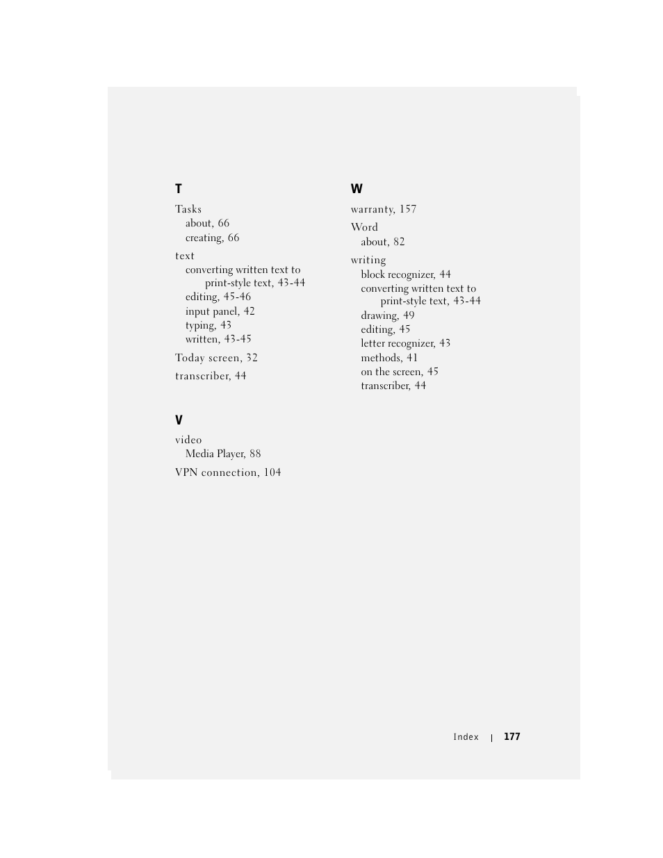Dell AXIM X3 User Manual | Page 177 / 178