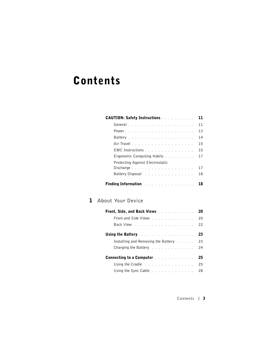 Dell AXIM X3 User Manual | Page 3 / 178