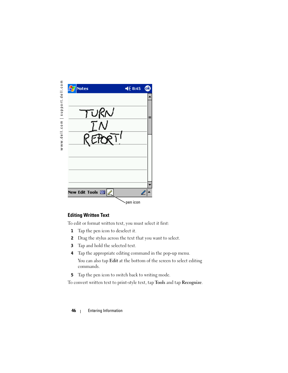 Dell AXIM X3 User Manual | Page 46 / 178