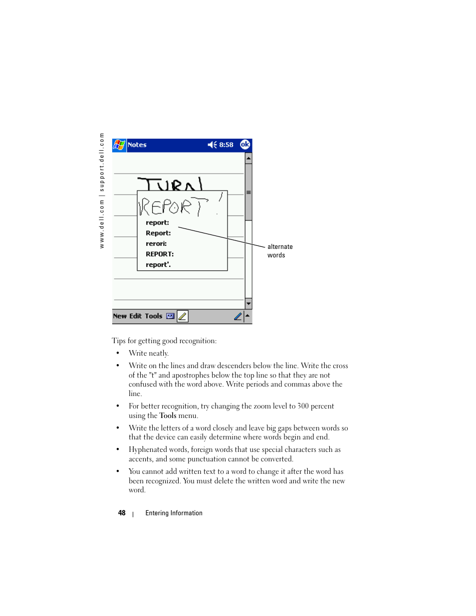 Dell AXIM X3 User Manual | Page 48 / 178