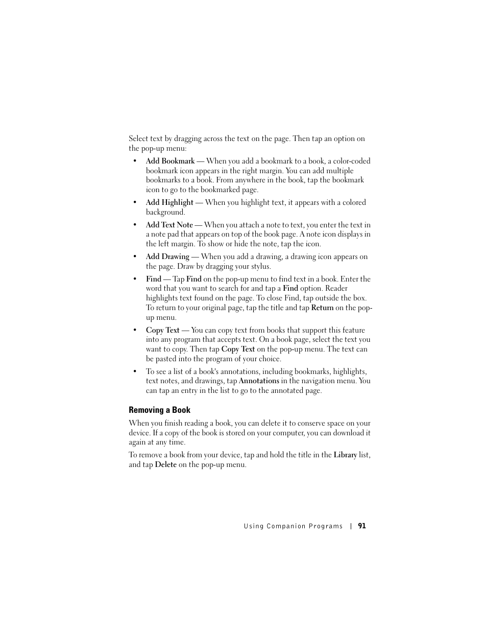 Dell AXIM X3 User Manual | Page 91 / 178