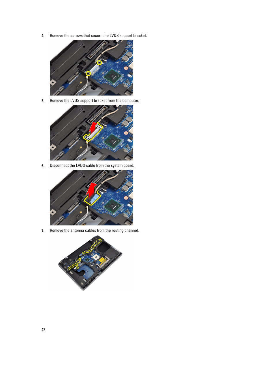 Dell Latitude E6530 (Mid 2012) User Manual | Page 42 / 87