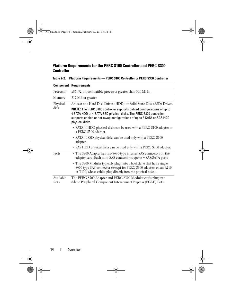 Dell PowerEdge RAID Controller S100 User Manual | Page 14 / 110