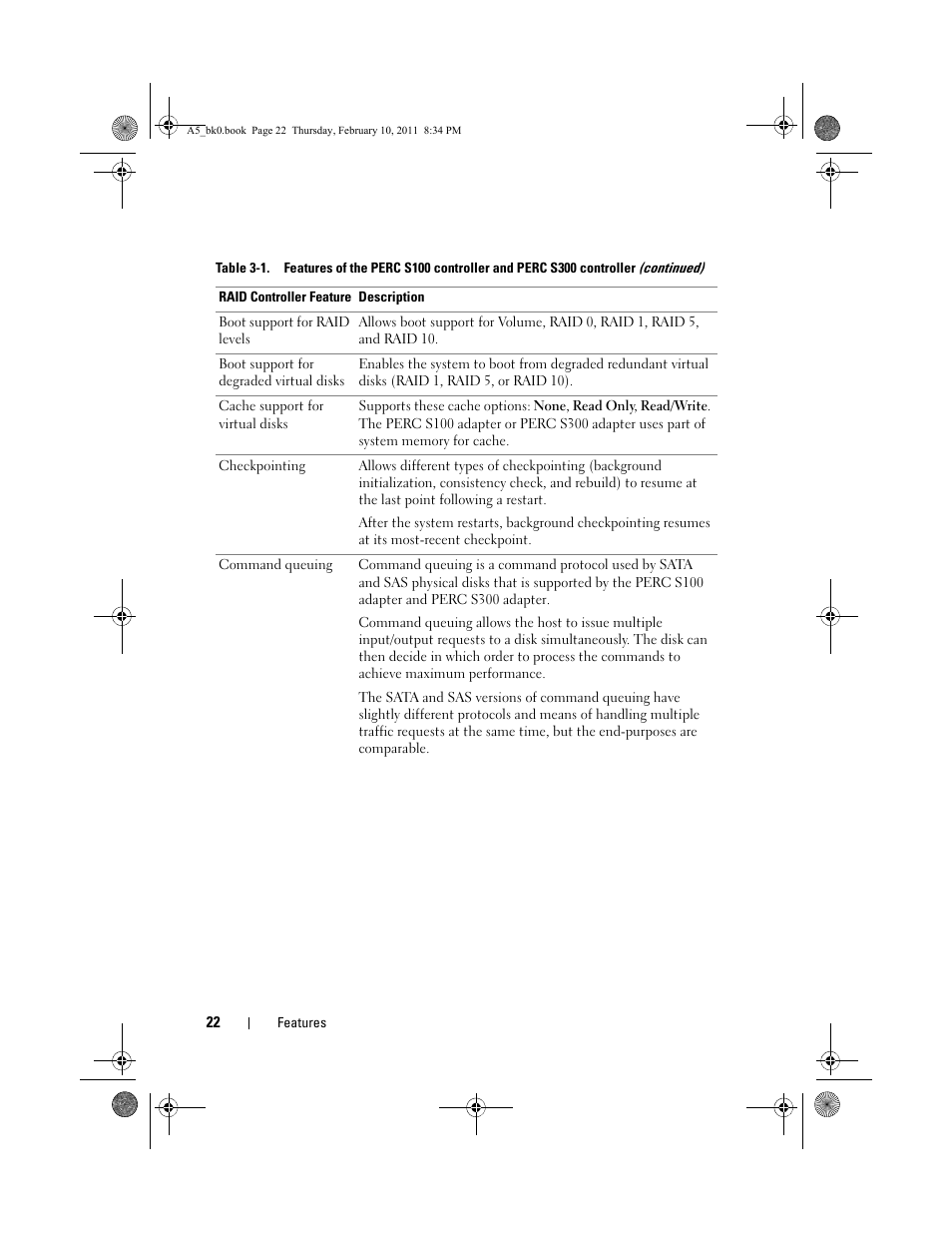 Dell PowerEdge RAID Controller S100 User Manual | Page 22 / 110