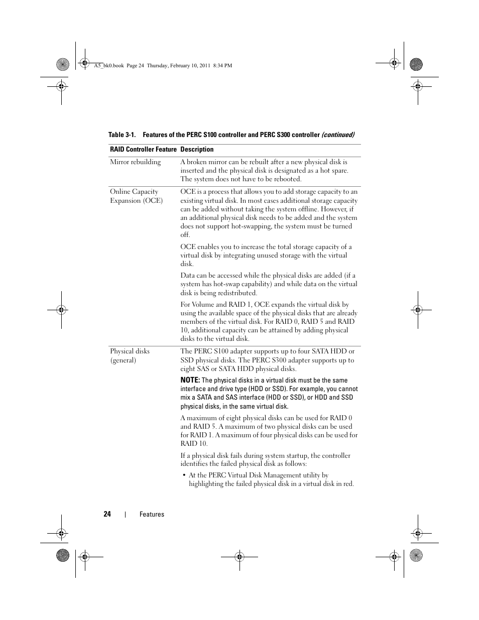 Dell PowerEdge RAID Controller S100 User Manual | Page 24 / 110