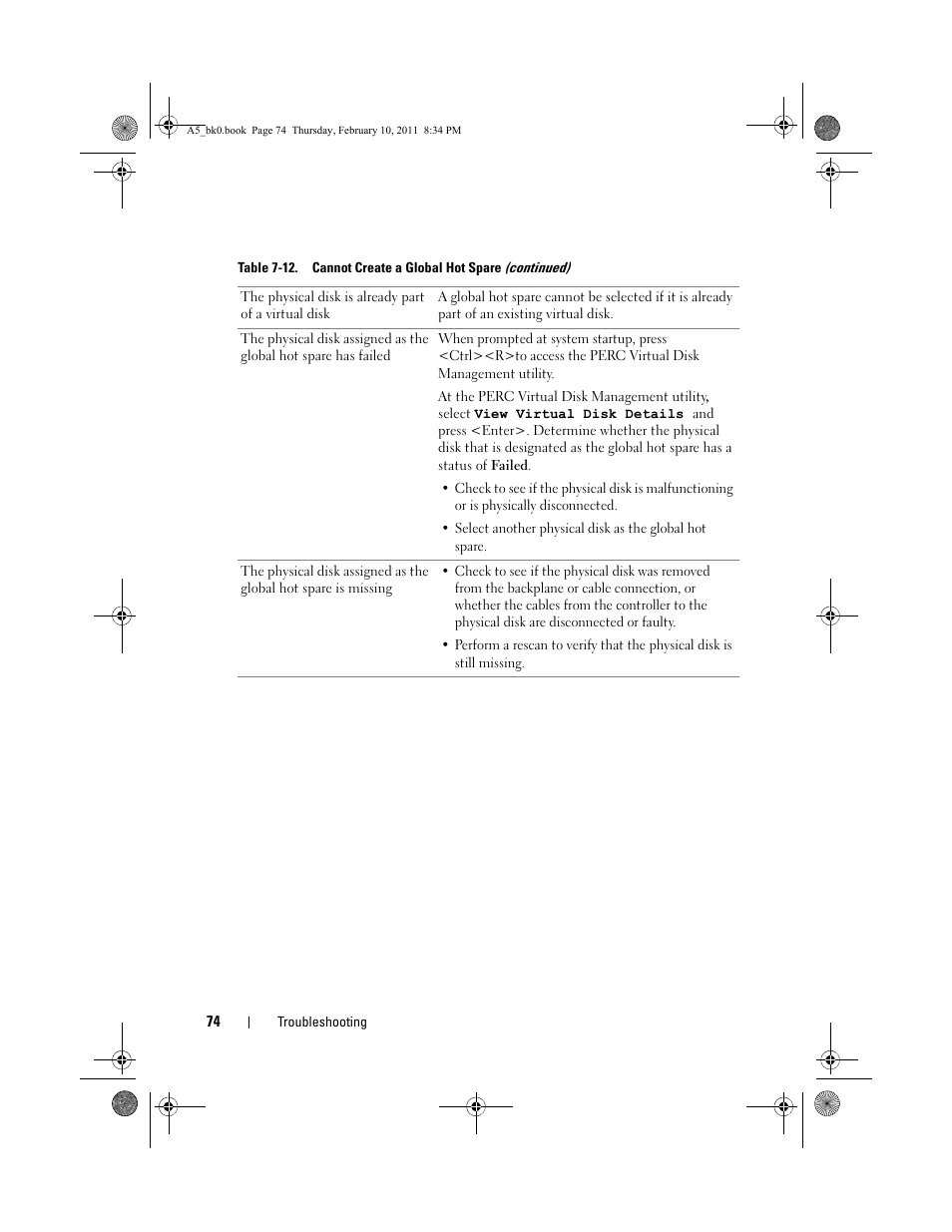 Dell PowerEdge RAID Controller S100 User Manual | Page 74 / 110