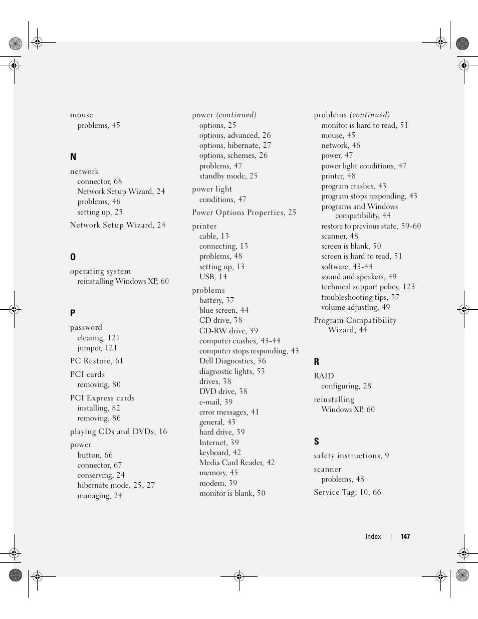 Dell XPS 400/Dimension 9150 User Manual | Page 147 / 148