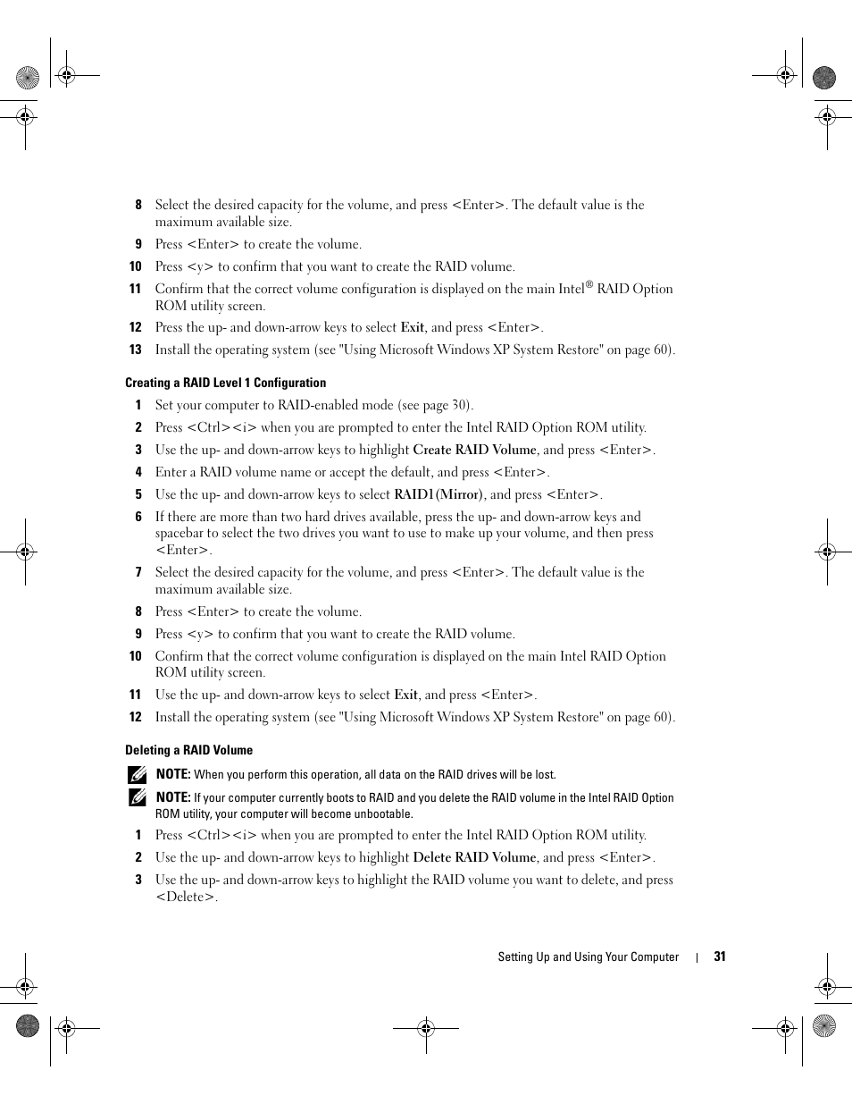 Dell XPS 400/Dimension 9150 User Manual | Page 31 / 148