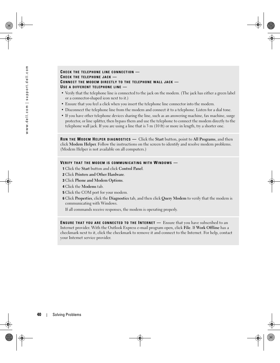 Dell XPS 400/Dimension 9150 User Manual | Page 40 / 148