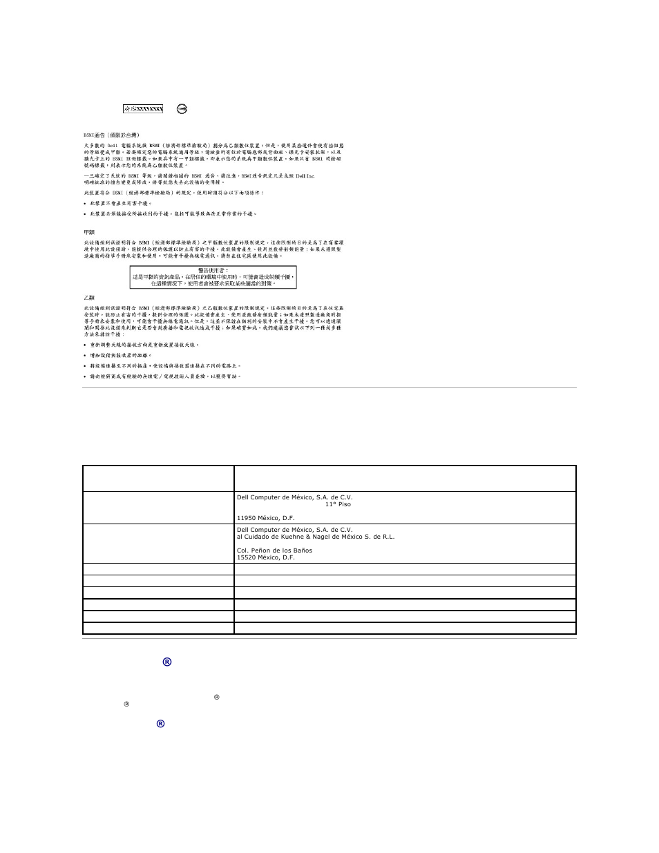 Nom information (mexico only), Energy star® compliance, Energy star® emblem | Dell 5210n Mono Laser Printer User Manual | Page 121 / 150