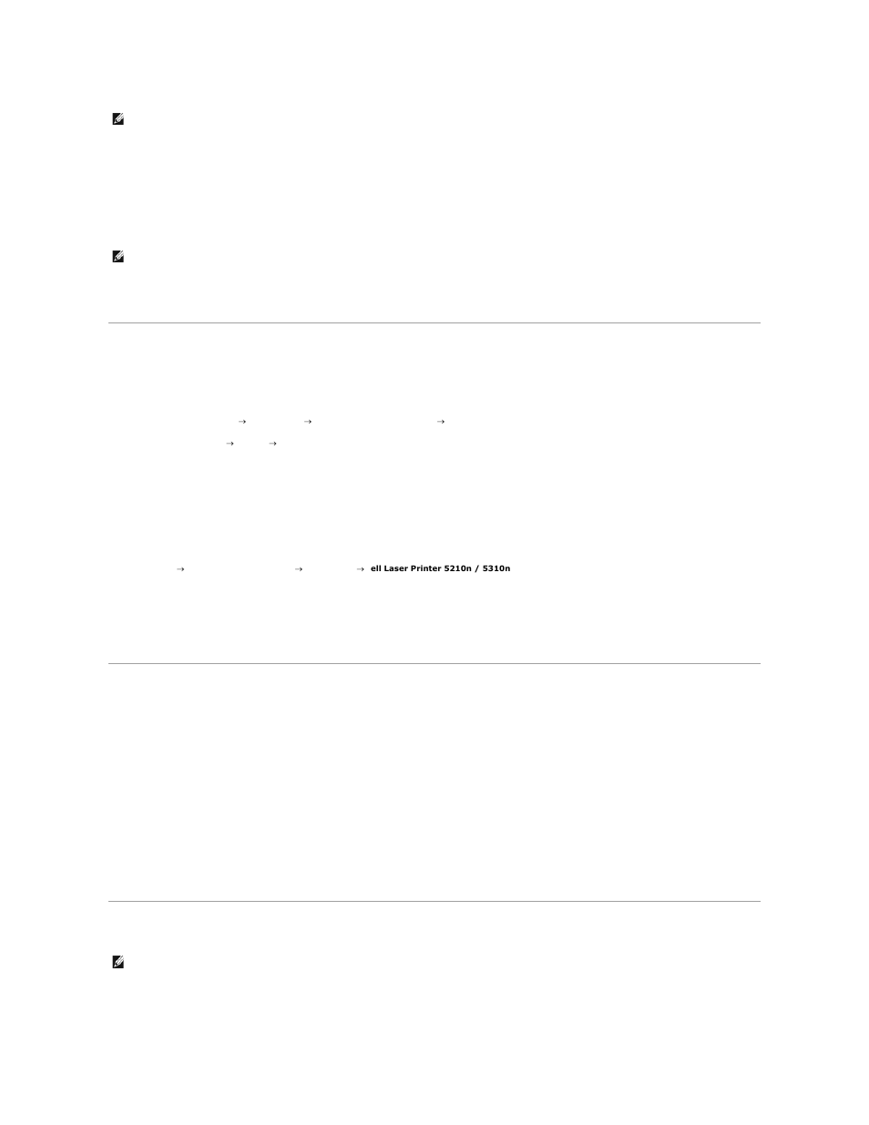 Dell printer software uninstall, Driver profiler, Dell printer configuration web tool | Dell 5210n Mono Laser Printer User Manual | Page 127 / 150