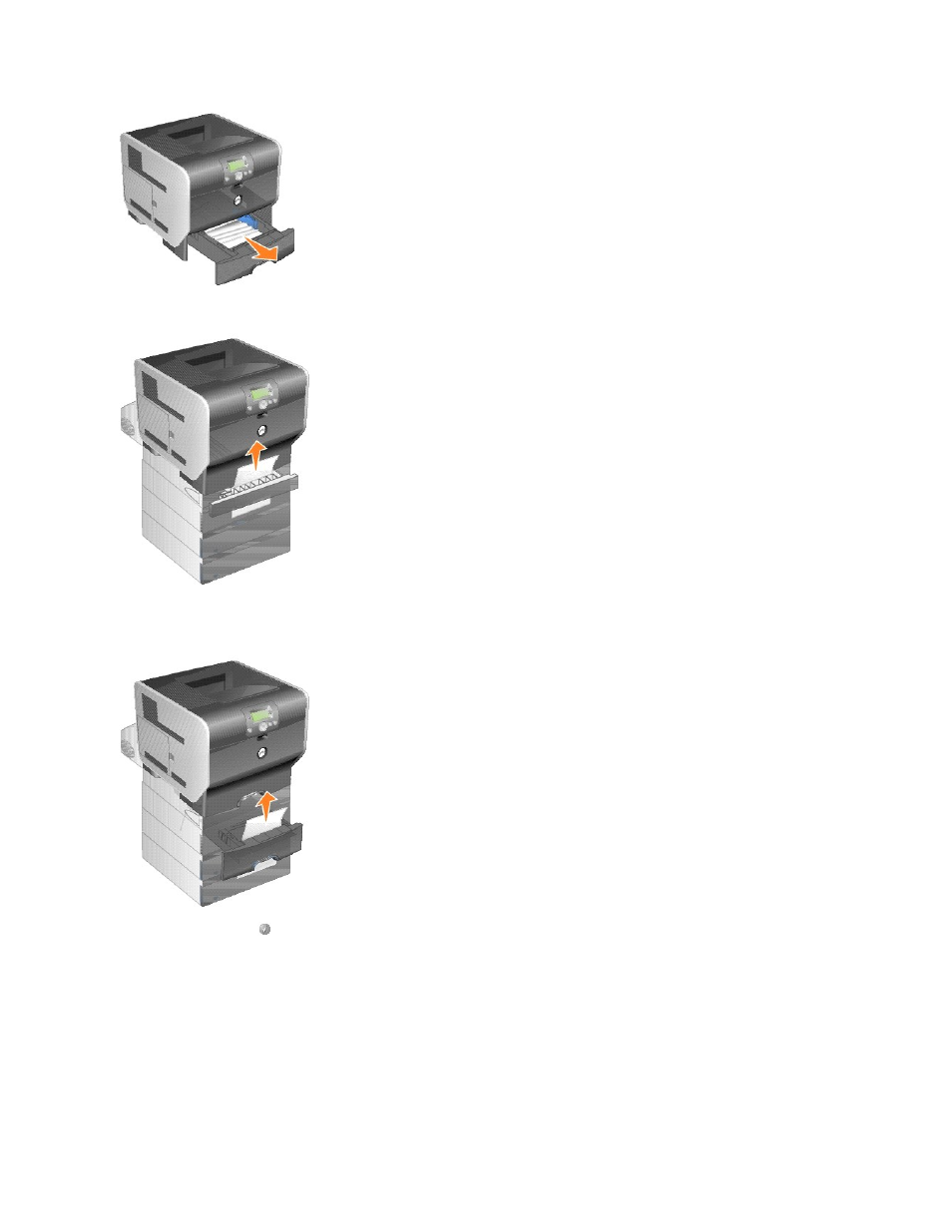 250 paper jam check mp feeder | Dell 5210n Mono Laser Printer User Manual | Page 20 / 150