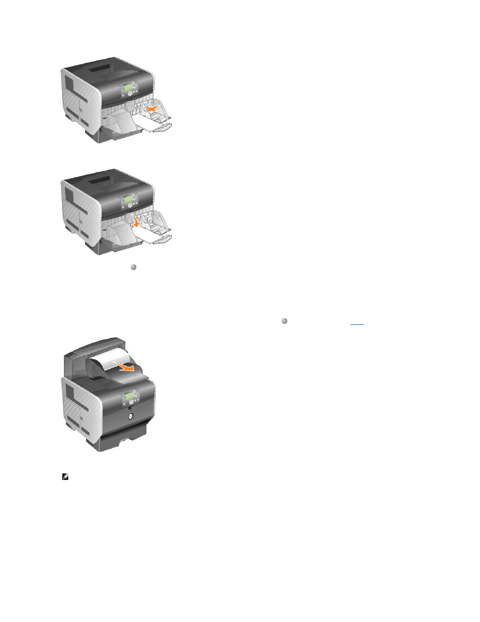 27x paper jam check bin x | Dell 5210n Mono Laser Printer User Manual | Page 23 / 150