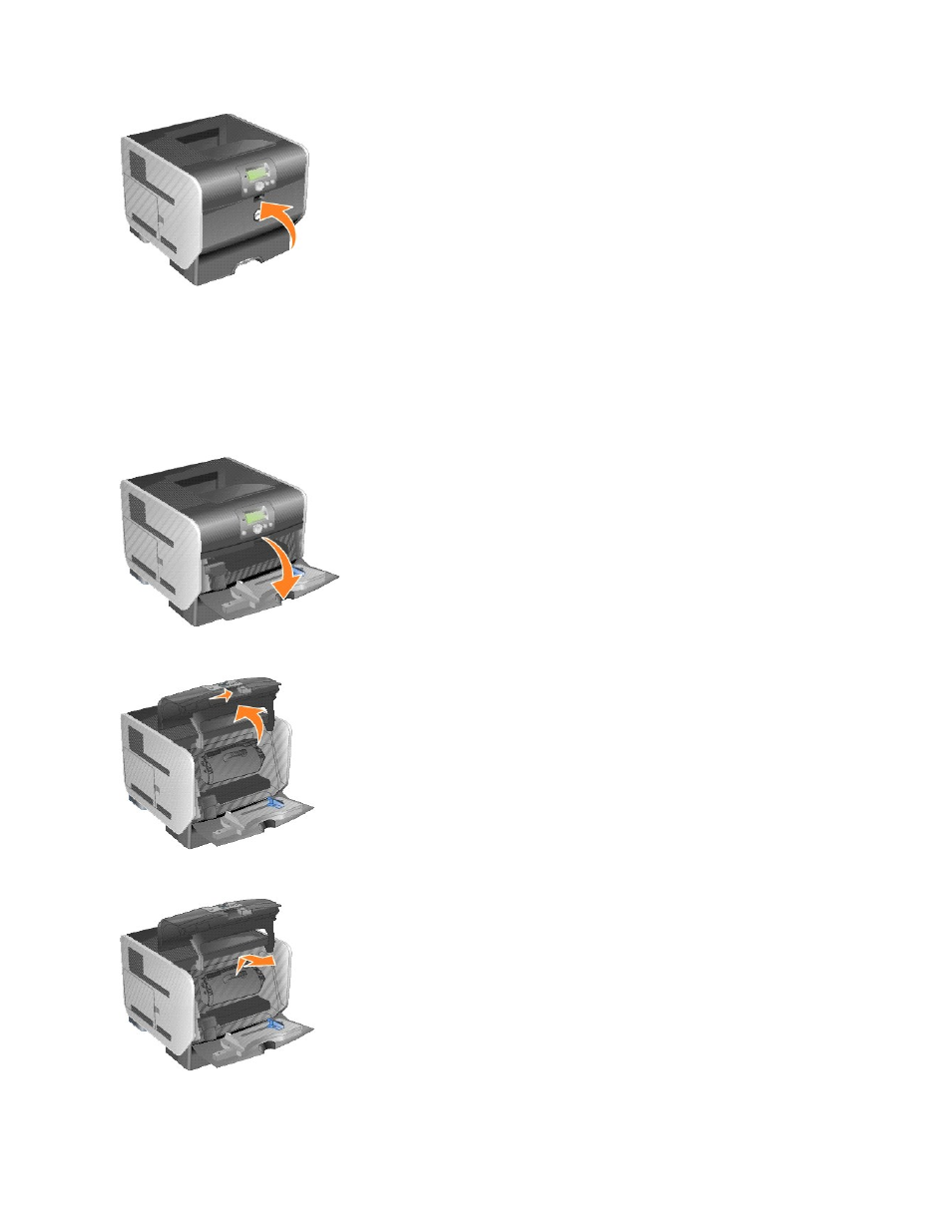 Replacing the transfer roller | Dell 5210n Mono Laser Printer User Manual | Page 39 / 150