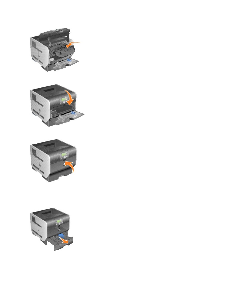 Replacing the pick rollers | Dell 5210n Mono Laser Printer User Manual | Page 41 / 150