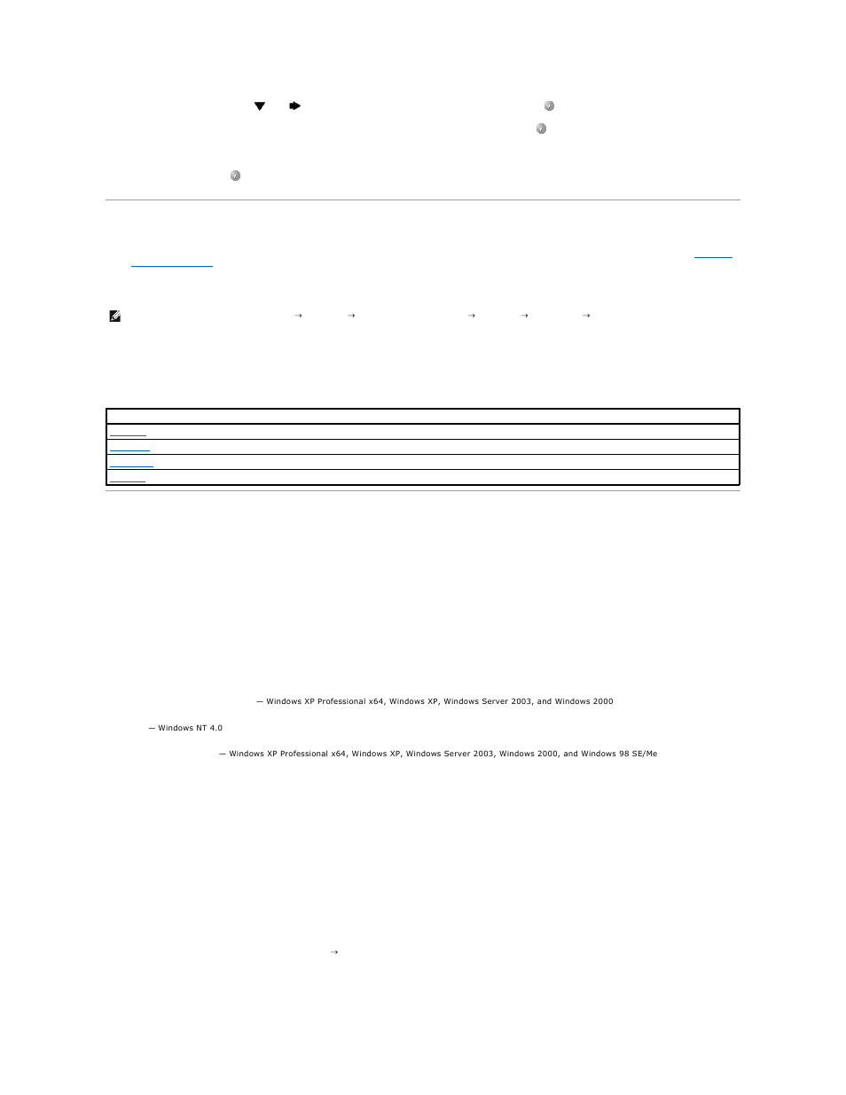 Verifying the ip settings, Windows, Supported printer drivers | Supported network printer ports | Dell 5210n Mono Laser Printer User Manual | Page 74 / 150