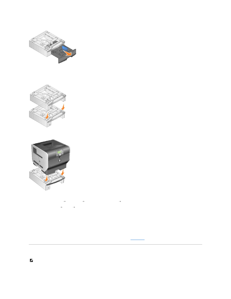 Installing a duplex unit | Dell 5210n Mono Laser Printer User Manual | Page 90 / 150