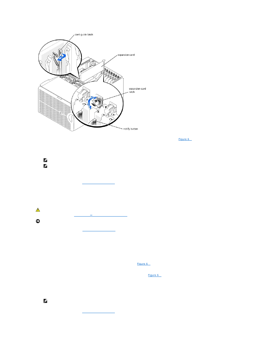 Removing an expansion card | Dell PowerEdge 6600 User Manual | Page 54 / 77