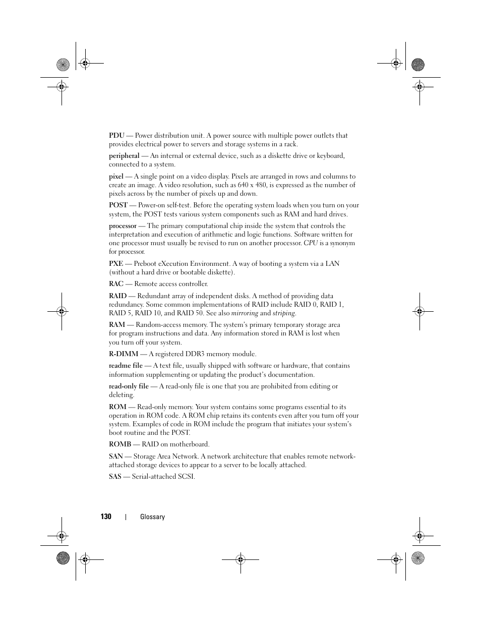 Dell PowerEdge C1100 User Manual | Page 130 / 140