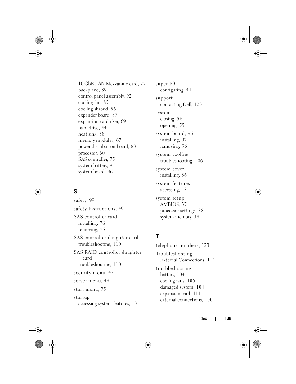 Dell PowerEdge C1100 User Manual | Page 138 / 140