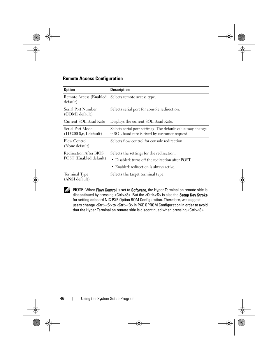 Remote access configuration | Dell PowerEdge C1100 User Manual | Page 46 / 140