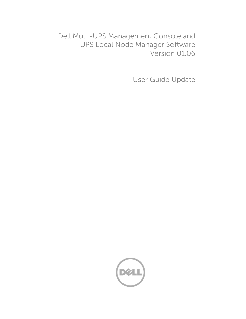 Dell UPS 5600R User Manual | 6 pages