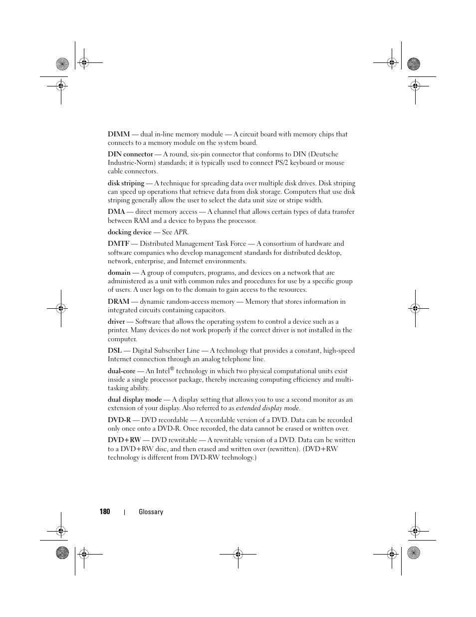 Dell XPS M1330 (M1330, Mid 2007) User Manual | Page 180 / 202