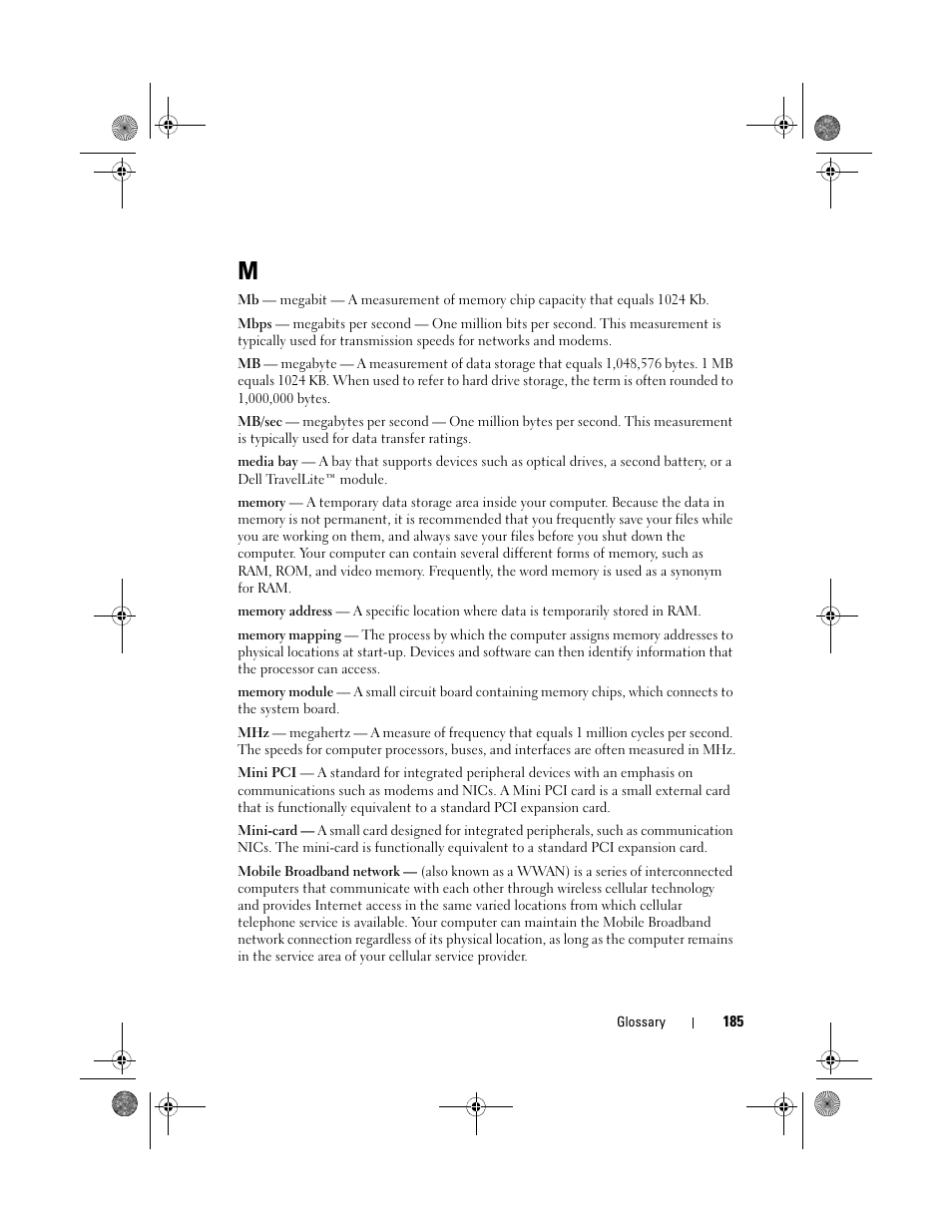 Dell XPS M1330 (M1330, Mid 2007) User Manual | Page 185 / 202