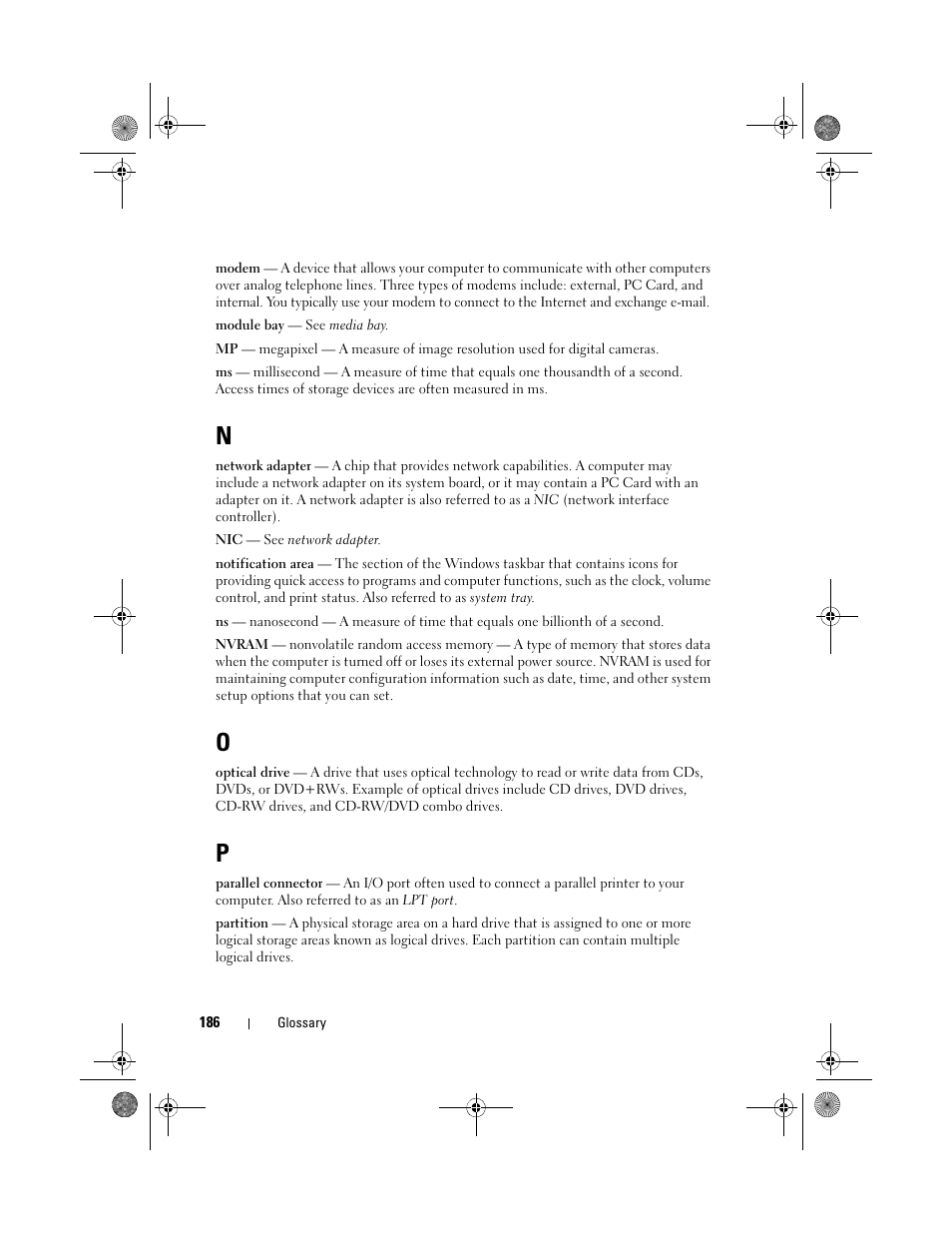 Dell XPS M1330 (M1330, Mid 2007) User Manual | Page 186 / 202