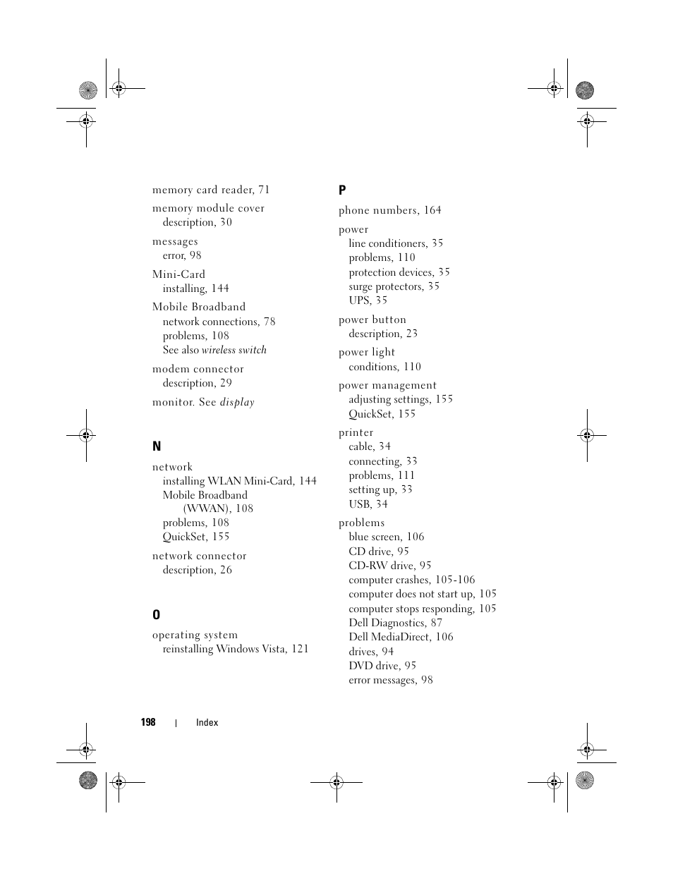 Dell XPS M1330 (M1330, Mid 2007) User Manual | Page 198 / 202