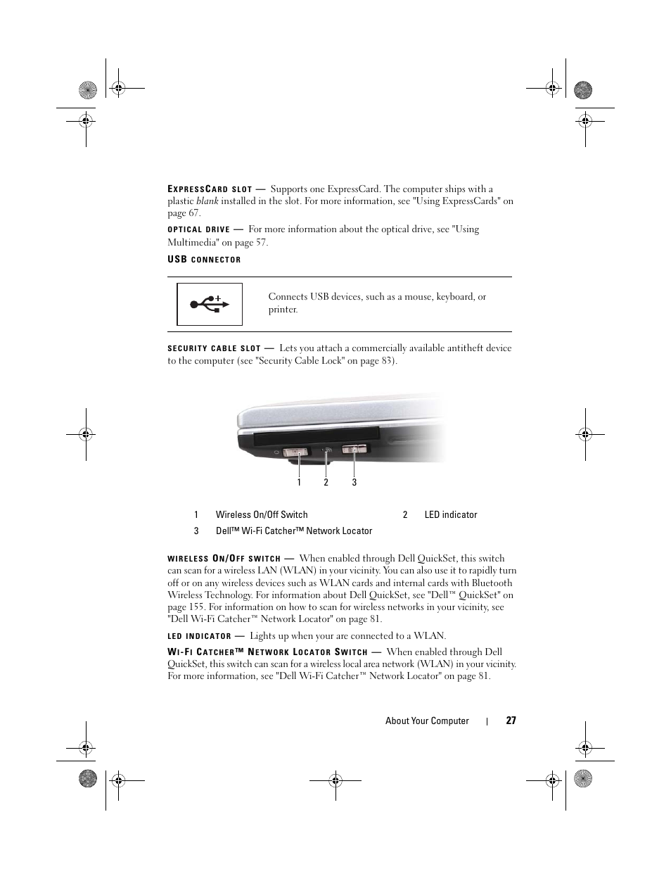 Dell XPS M1330 (M1330, Mid 2007) User Manual | Page 27 / 202