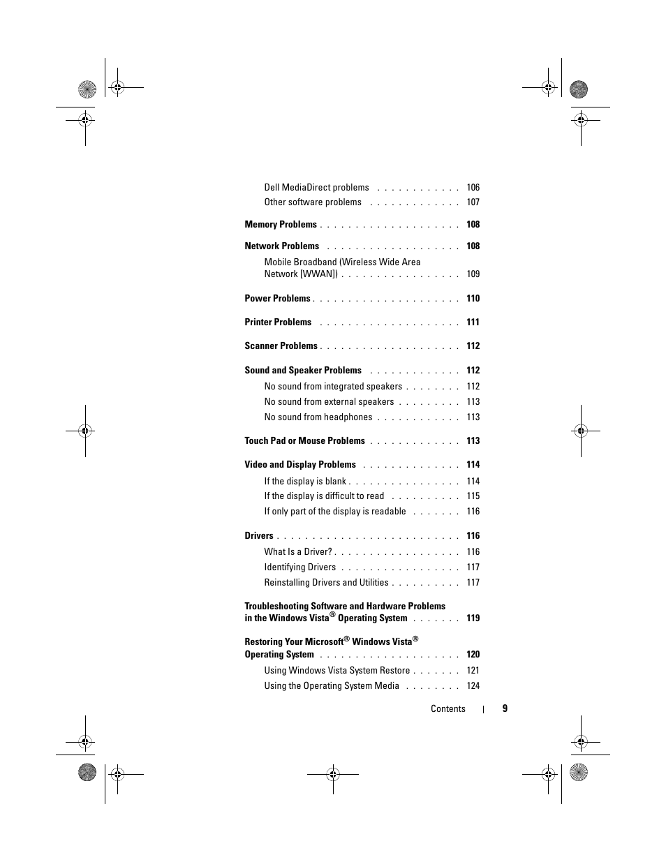 Dell XPS M1330 (M1330, Mid 2007) User Manual | Page 9 / 202