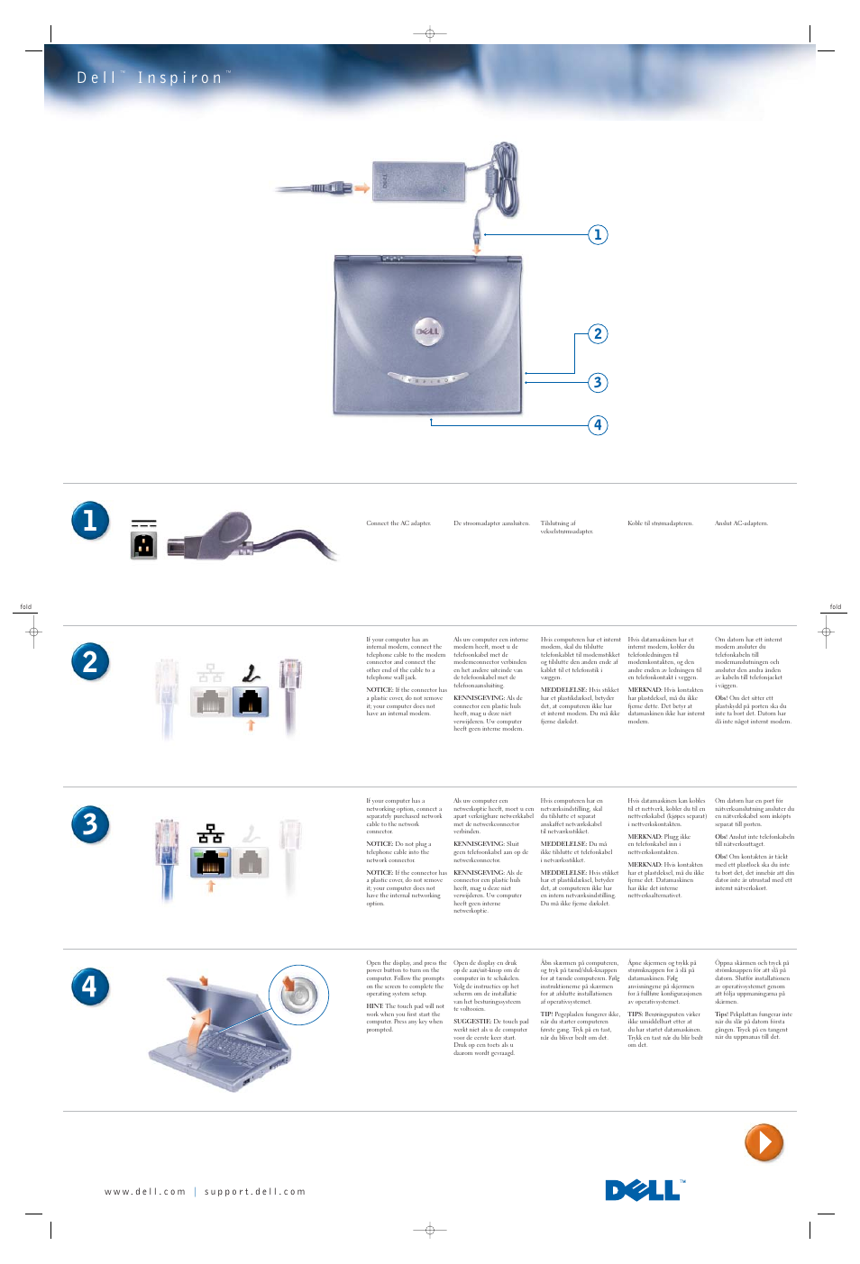 D e l l | Dell Inspiron 2500 User Manual | Page 2 / 2