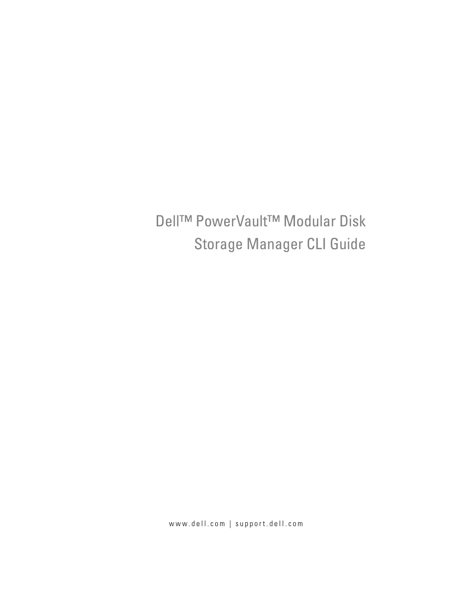 Dell PowerVault MD3000 User Manual | 236 pages