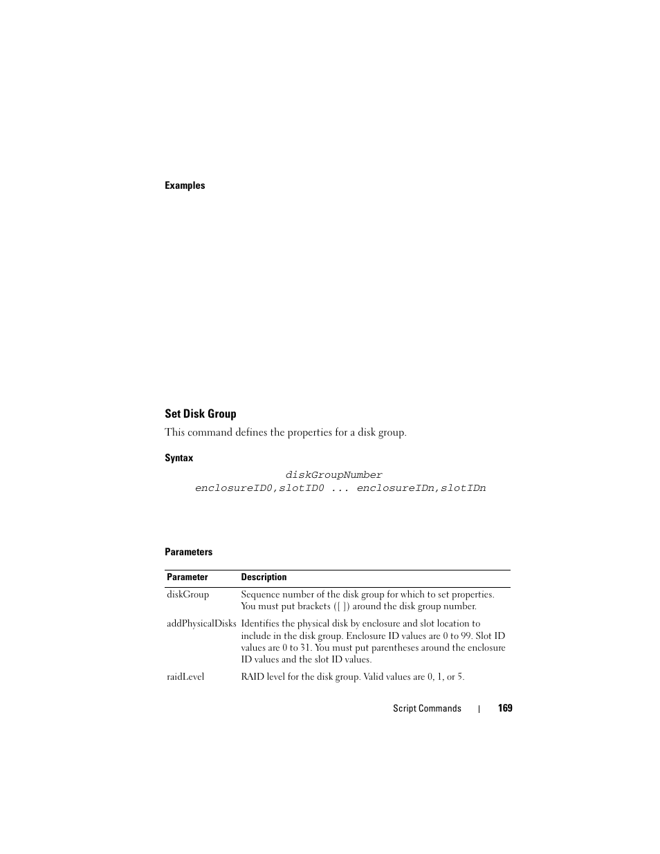 Set disk group | Dell PowerVault MD3000 User Manual | Page 169 / 236