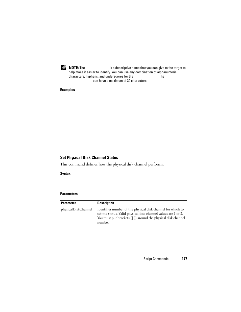 Set physical disk channel status | Dell PowerVault MD3000 User Manual | Page 177 / 236