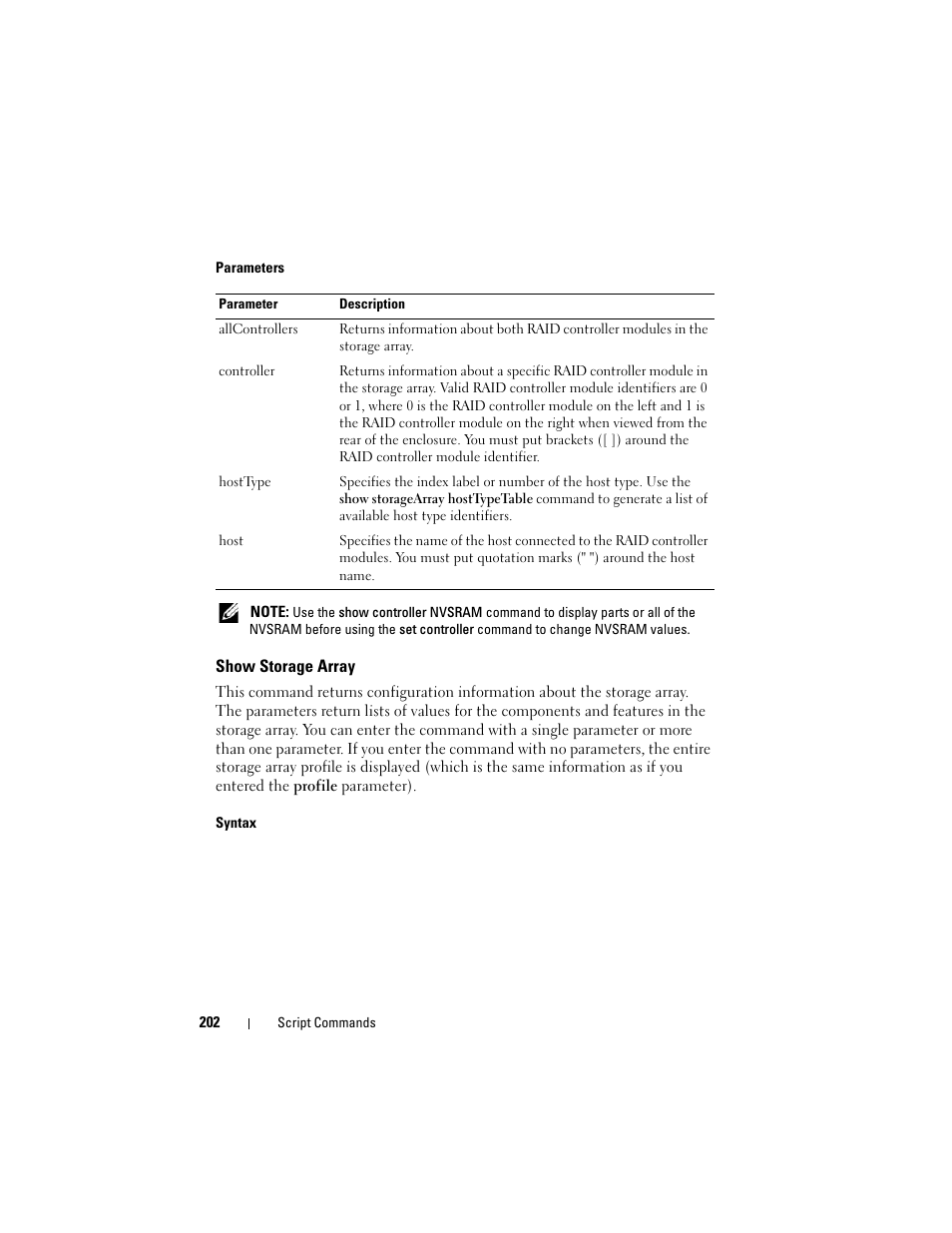 Show storage array | Dell PowerVault MD3000 User Manual | Page 202 / 236