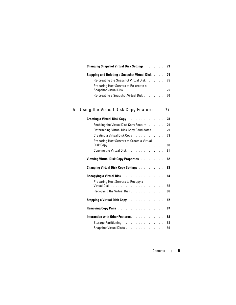 5using the virtual disk copy feature | Dell PowerVault MD3000 User Manual | Page 5 / 236