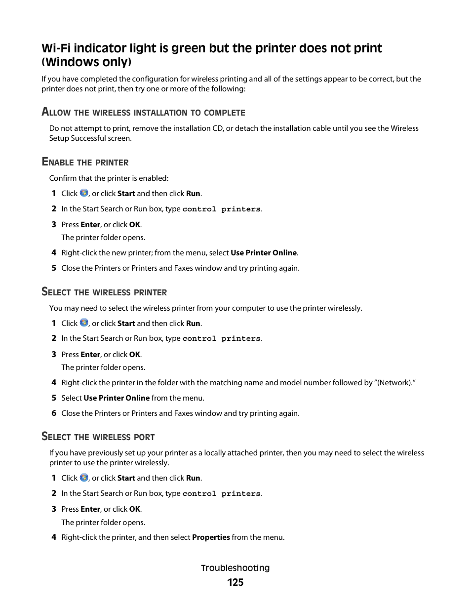 Dell V515w All In One Wireless Inkjet Printer User Manual | Page 125 / 141