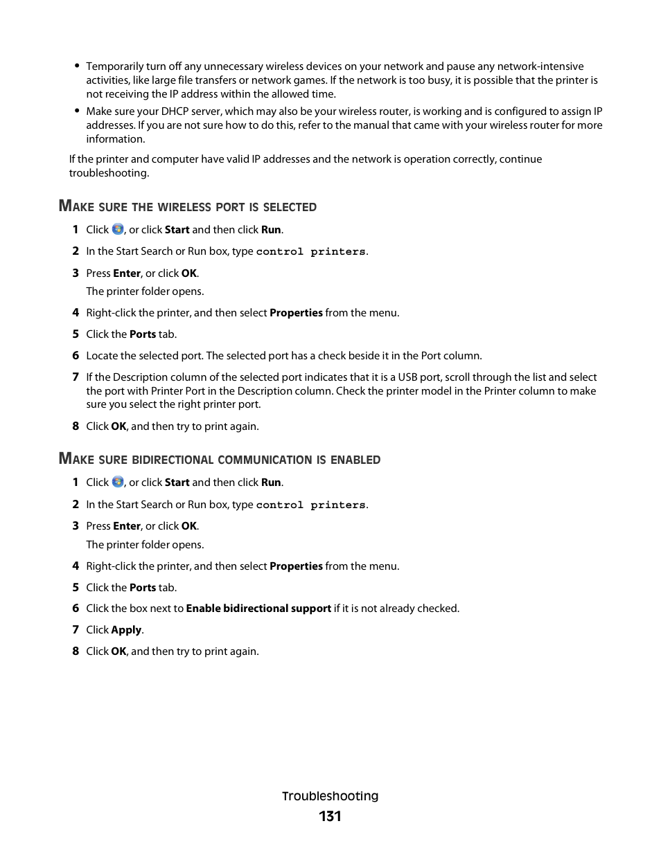 Dell V515w All In One Wireless Inkjet Printer User Manual | Page 131 / 141