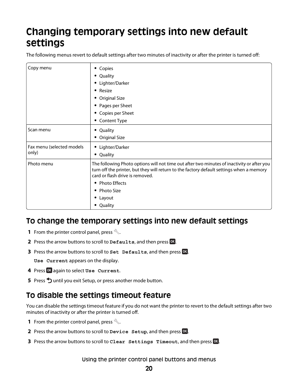 Dell V515w All In One Wireless Inkjet Printer User Manual | Page 20 / 141